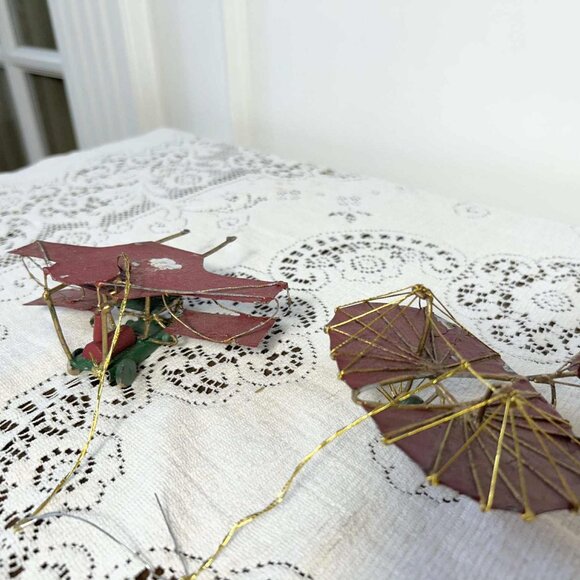 Vintage Christmas flying machine ornaments - Picture 5 of 10